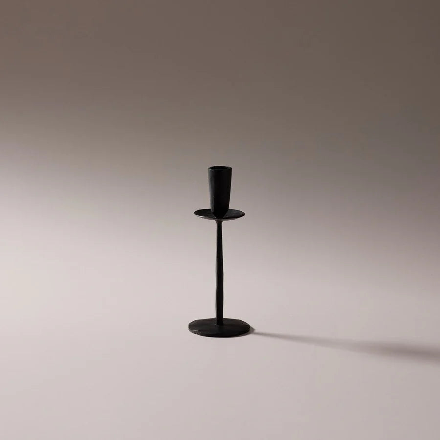 Atelier Black Iron Candle Stand, small - available at LOVINLIFE Co Byron Bay for all your gifts, candles and interior decorating needs