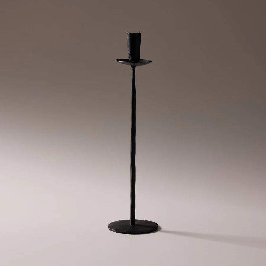 Atelier Black Iron Candle Stand, tall - available at LOVINLIFE Co Byron Bay for all your gifts, candles and interior decorating needs