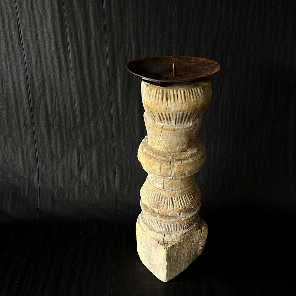 Barefoot Gypsy - Candle Holder - Vintage Indian Hand Crafted Candle Stand - tall - Tabletop Candle Holders available at LOVINLIFE Co Byron Bay for all your gifts, candles and interior decorating needs