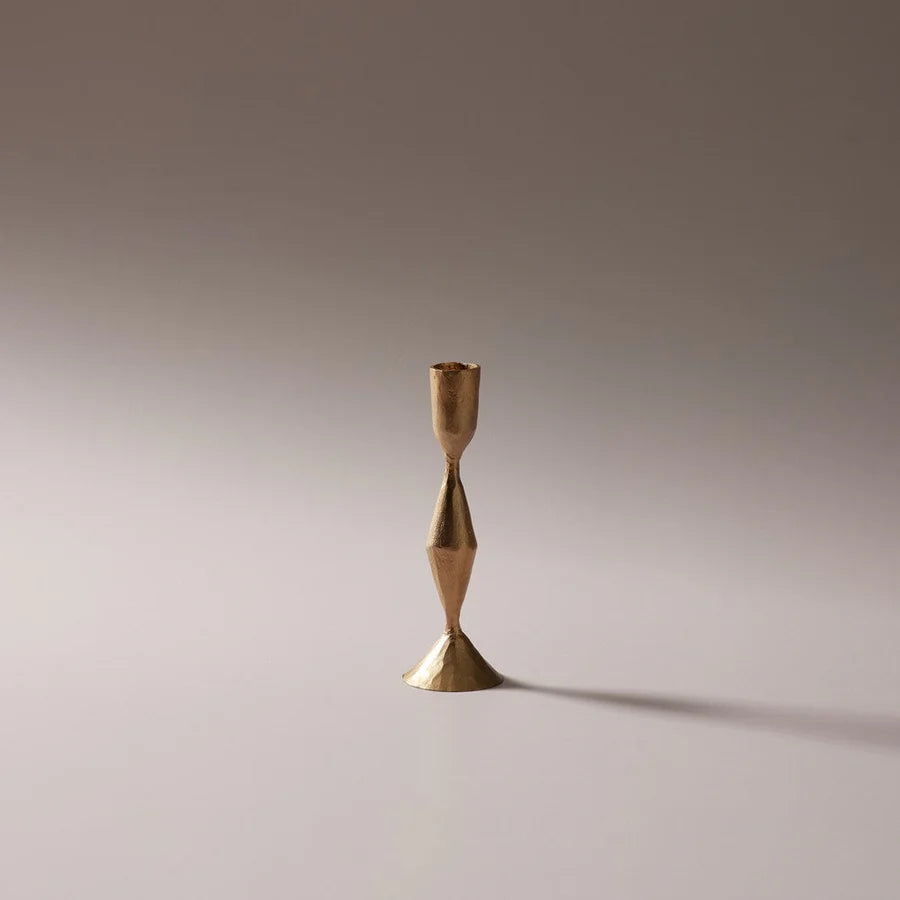 Belle Brass Candle Stand, medium - available at LOVINLIFE Co Byron Bay for all your gifts, candles and interior decorating needs