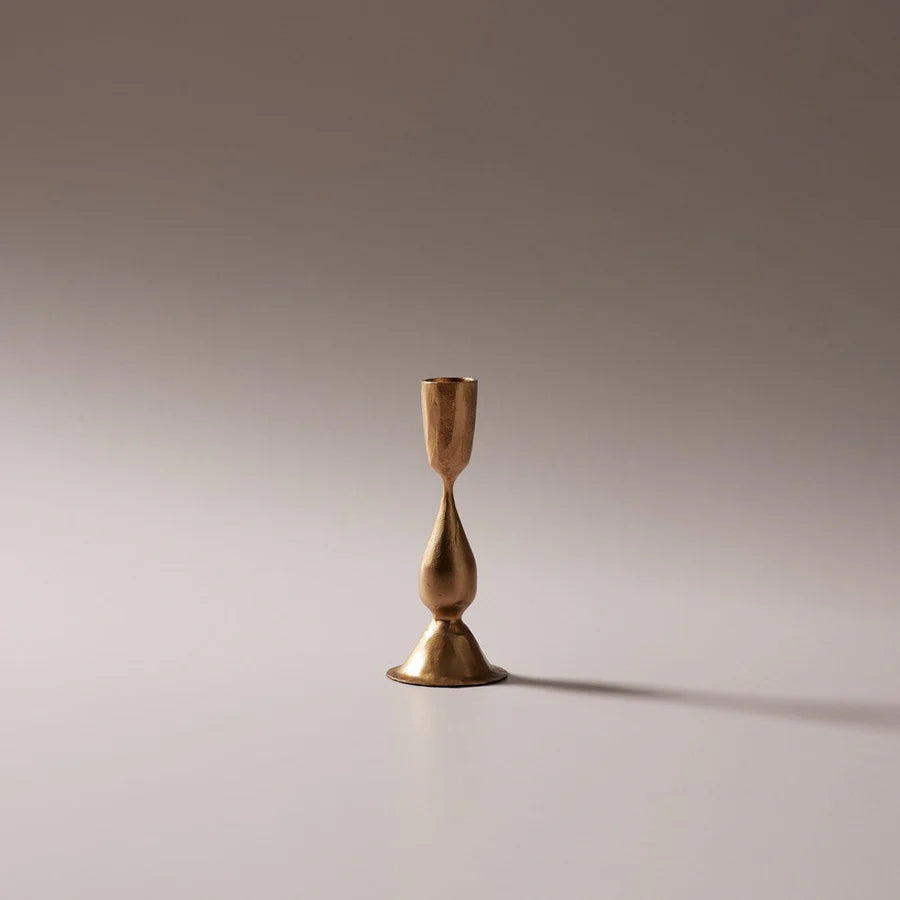 Belle Brass Candle Stand, small - available at LOVINLIFE Co Byron Bay for all your gifts, candles and interior decorating needs