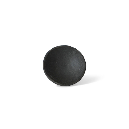Black Clay Incense Plate - Handcrafted smudging bowl or plate with an organic shape and raw finish - Stocked at LOVINLIFE Co Byron Bay for all your gifts, candles and interior decorating needs