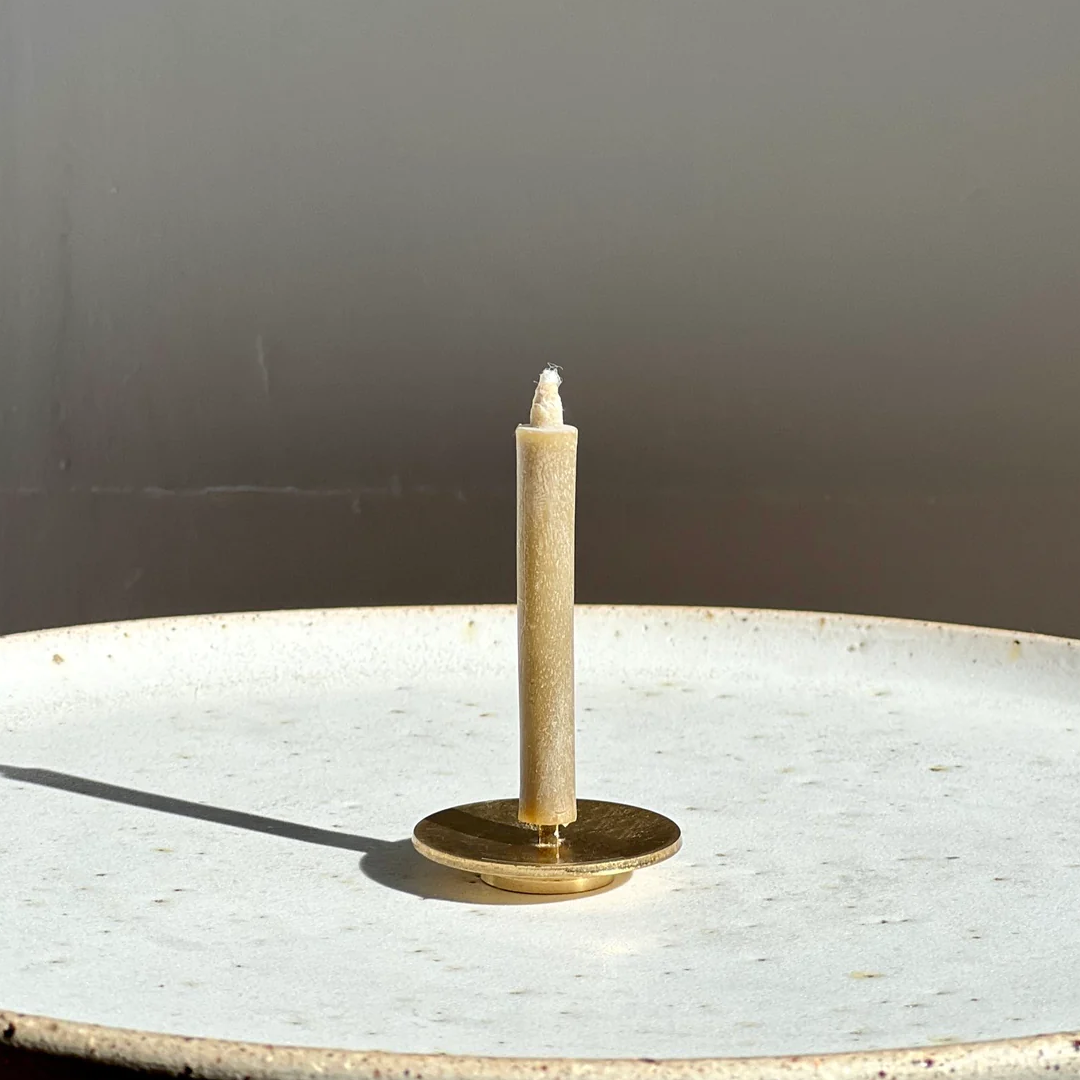 Candle Kiosk Ritual Candle Gift Set - 20 Min Mindfulness - 20 Minute burn time candles on brass candle stand - Stocked at LOVINLIFE Co Byron Bay for all your gifts, candles and interior decorating needs