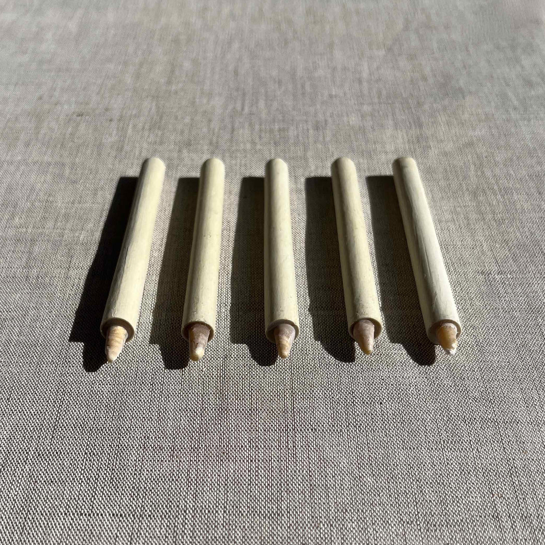 Candle Kiosk Ritual Candle Set - 5 x 40 Min Mindfulness candles - pictured as flat lay with 5 x candles lined up - Stocked at LOVINLIFE Co Byron Bay for all your gifts, candles and interior decorating needs