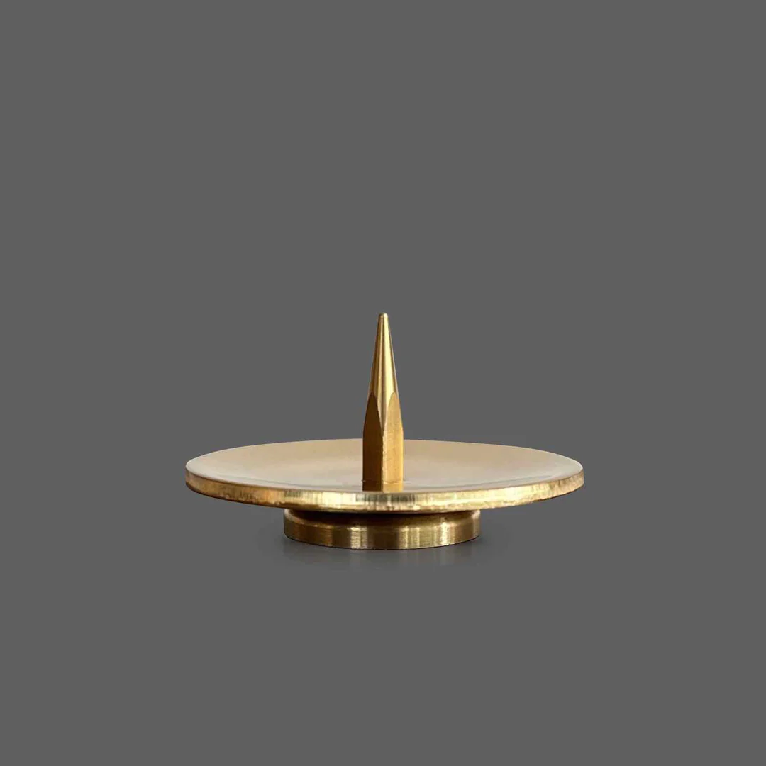 Candle Kiosk Ritual Candle Gift Set - 20 Min Mindfulness - brass candle stand - Stocked at LOVINLIFE Co Byron Bay for all your gifts, candles and interior decorating needs