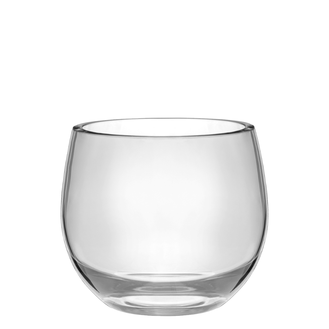 Droplet Vase and Candle Holder or Lantern - Clear - 12cm - Polish Glassware range from Francalia - Tabletop Candle Holders - available at LOVINLIFE Co Byron Bay for all your gifts, candles and interior decorating needs