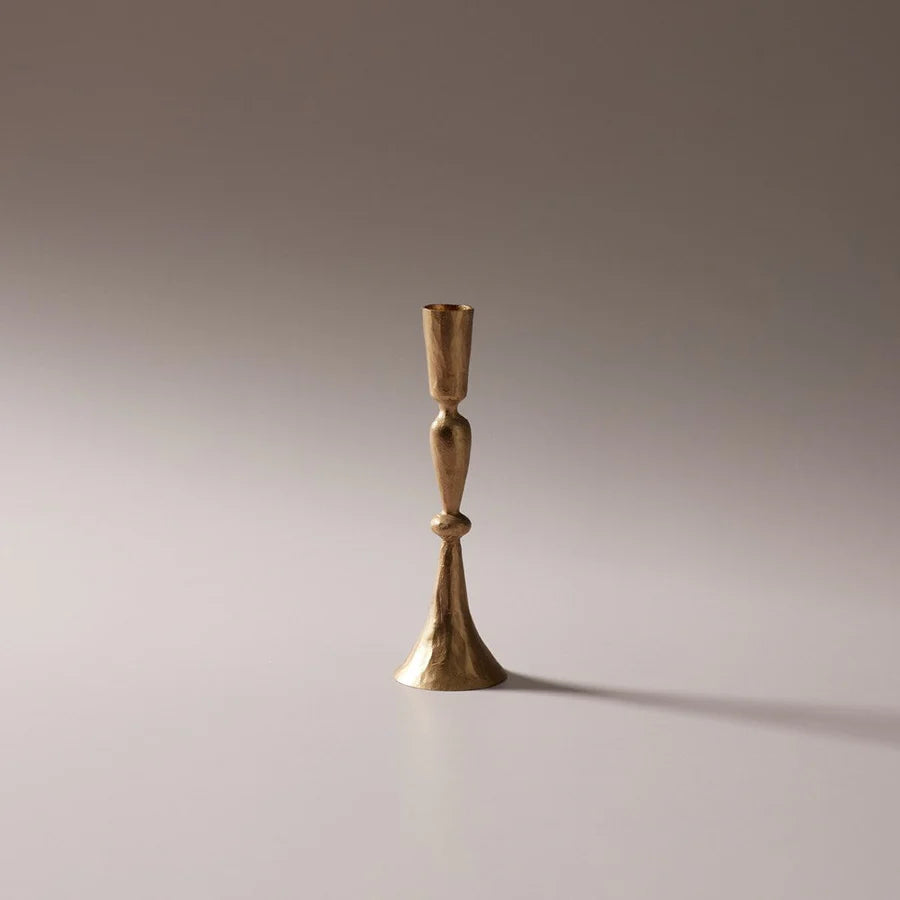 Enchant Brass Candle Stand, medium - available at LOVINLIFE Co Byron Bay for all your gifts, candles and interior decorating needs