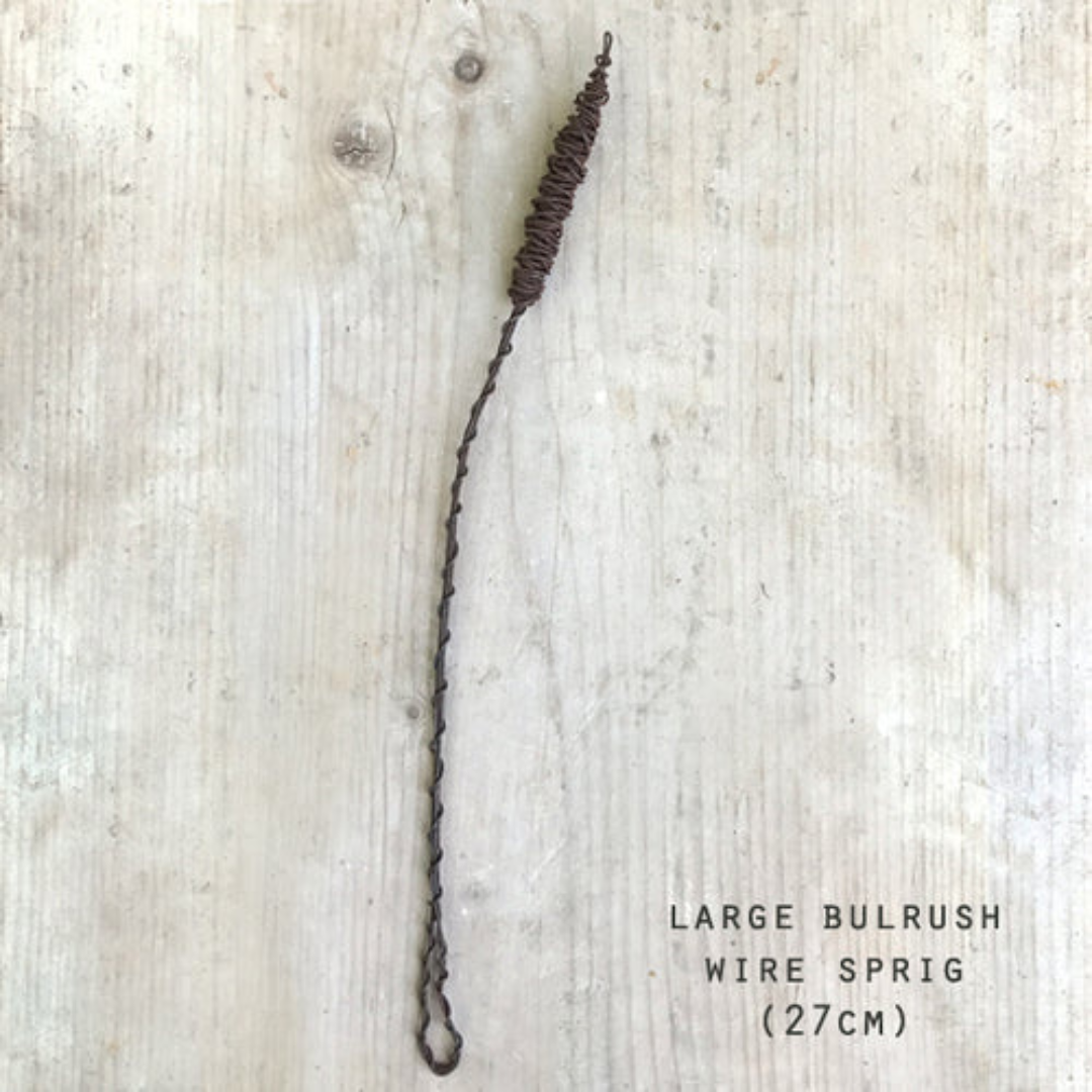 Twisted Wire Sprigs - Bullrush - Stocked at LOVINLIFE Co Byron Bay for all your gifts, candles and interior decorating needs