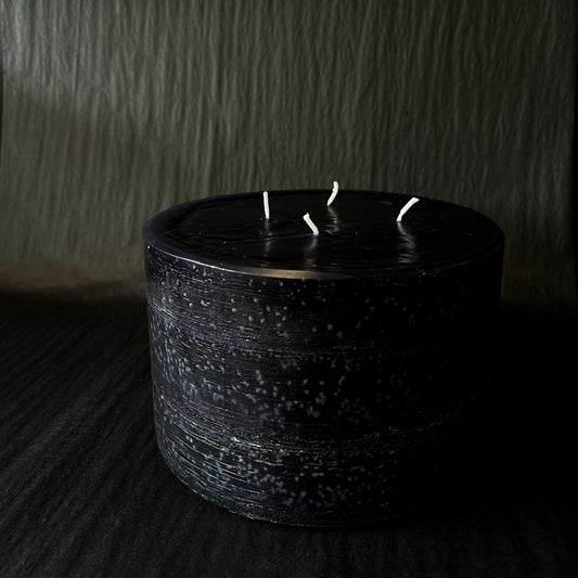 Italian Multi Wick Wax Candle - Large Black Wax - Unscented Italian Paraffin Wax Candle - Stocked at LOVINLIFE Co Byron Bay for all your gifts, candles and interior decorating needs