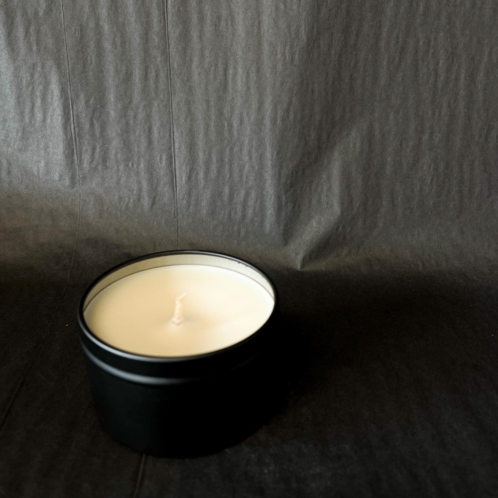 Custom All Natural Candle - Signature Byron Bay Blend Travel Tin - Coconut Lotus and Patchouli - Handmade by LOVINLIFE CO Byron Bay - in a Reusable Travel Tin - Available for Wholesale