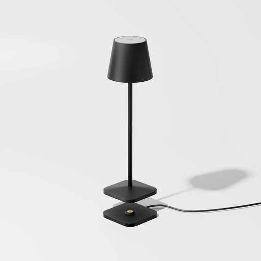 Lamp LED Wireless & re-chargeable - Black - available at LOVINLIFE Co Byron Bay for all your gifts, candles and interior decorating needs