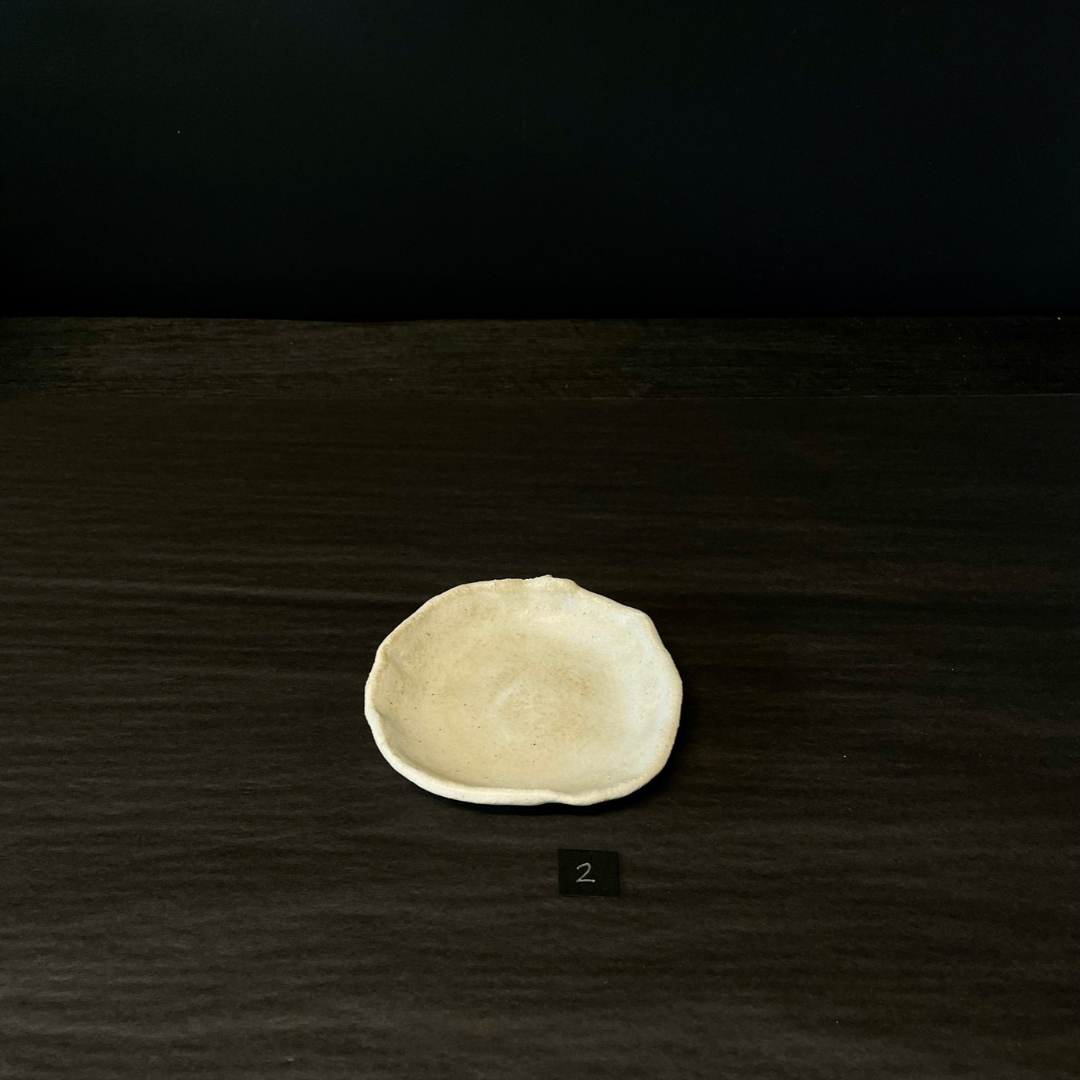 Lovinlife Co ByronBay – handmade Ceramic Smudging Plate for your Smudge sticks or Palo Santo, soap or trinkets – size 2 pictured from above - available at LOVINLIFE Co Byron Bay for all your gifts, candles and interior decorating needs