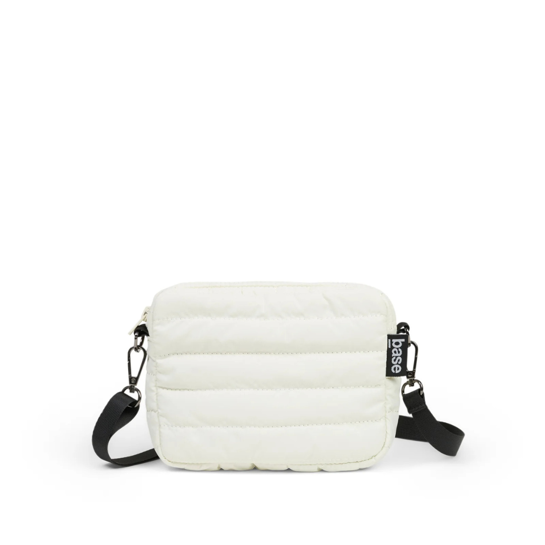 Mini Base Cloud Bag - a small crossbody bag in soft, cloud-like fabric - ecru white bag pictured - Stocked at LOVINLIFE Co Byron Bay for all your gifts, candles and interior decorating needs
