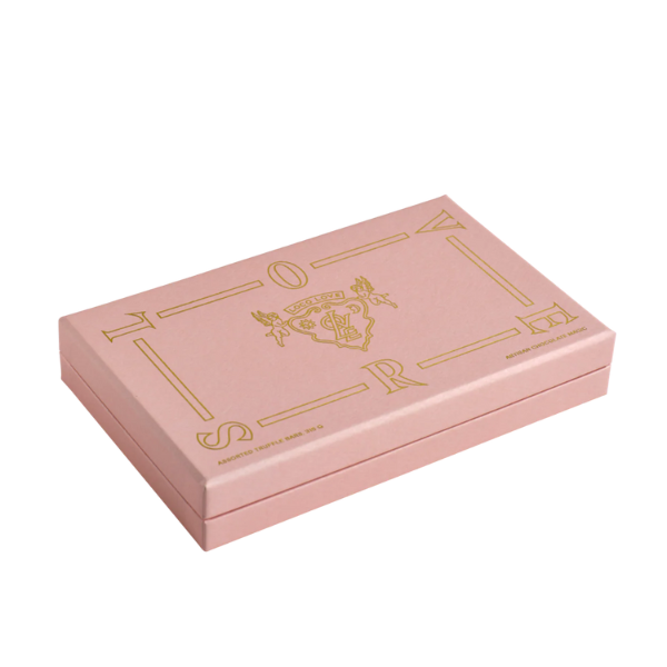 Closed chocolate box with 9 x Loco Love Chocolates inside. Available at LOVINLIFE Co Byron Bay