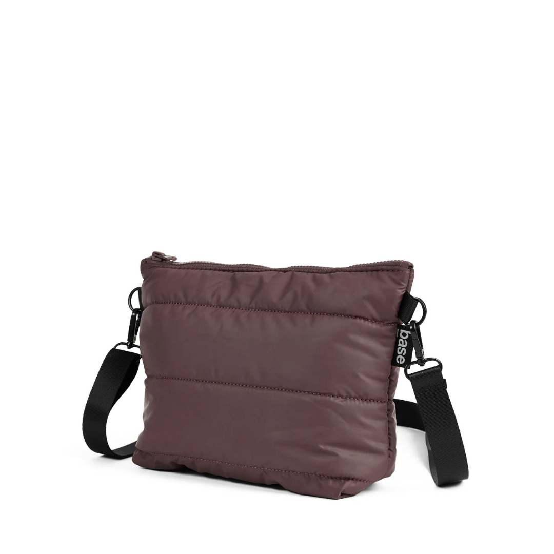 Stash Base Crossbody Bag - an everyday crossbody bag in soft, cloud-like fabric - chocolate bag pictured - Stocked at LOVINLIFE Co Byron Bay for all your gifts, candles and interior decorating needs