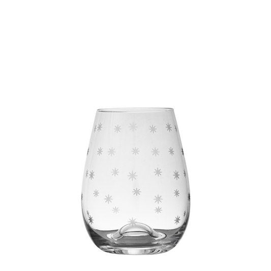 Stemless Wine Glass - Stars - available at LOVINLIFE Co Byron Bay for all your gifts, candles and interior decorating needs