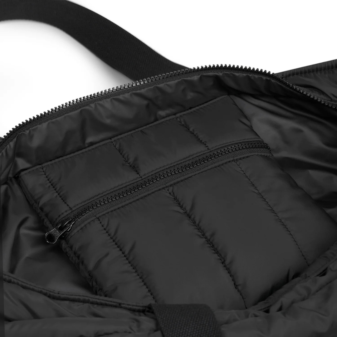 Take it Base Bag - A large soft-as-a-cloud shoulder bag for days on the go or weekends away - inside of Black bag pictured - Stocked at LOVINLIFE Co Byron Bay for all your gifts, candles and interior decorating needs