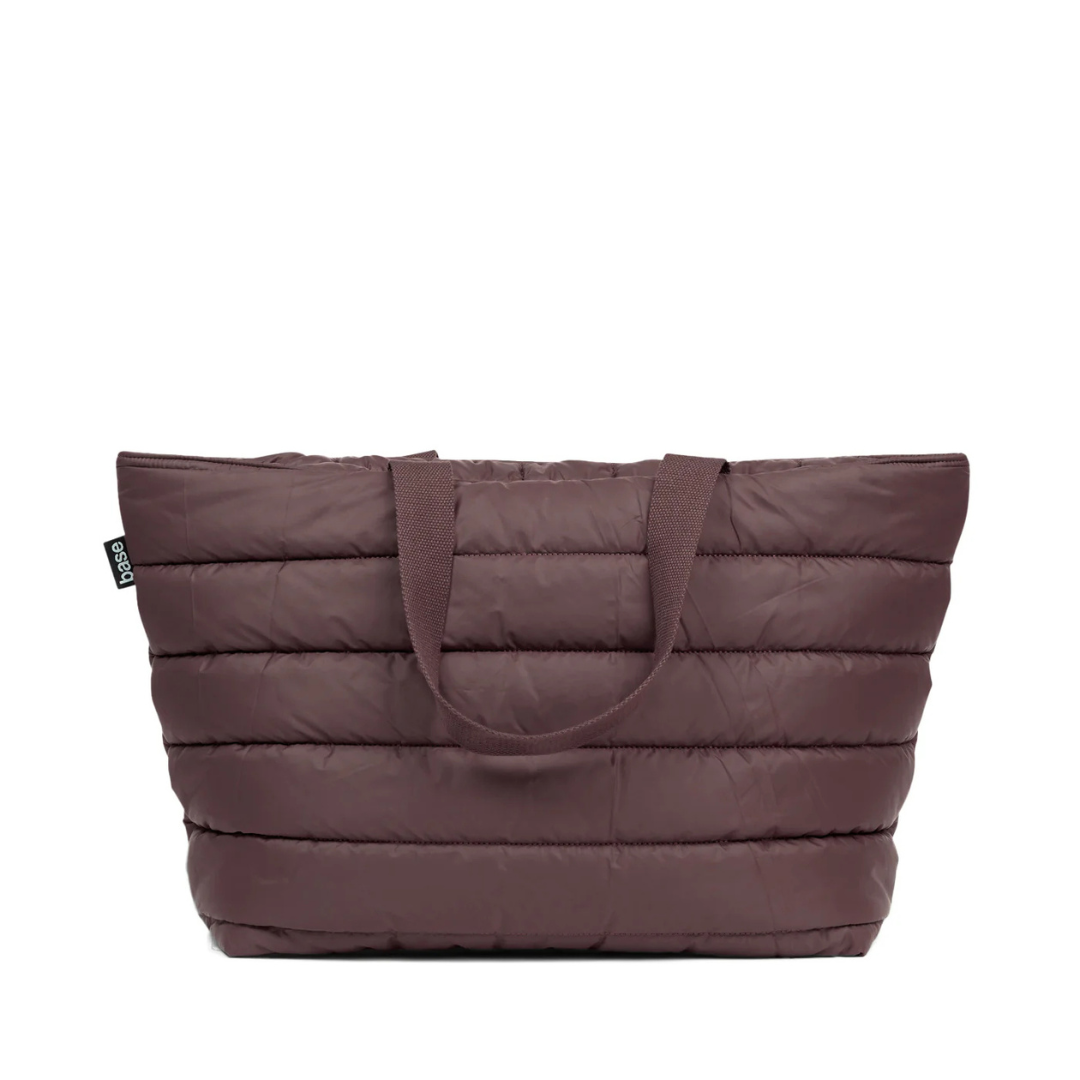 Take it Base Bag - A large soft-as-a-cloud shoulder bag for days on the go or weekends away - Chocolate bag pictured - Stocked at LOVINLIFE Co Byron Bay for all your gifts, candles and interior decorating needs
