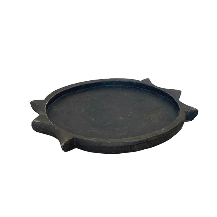 Vintage Stone Plates - Black