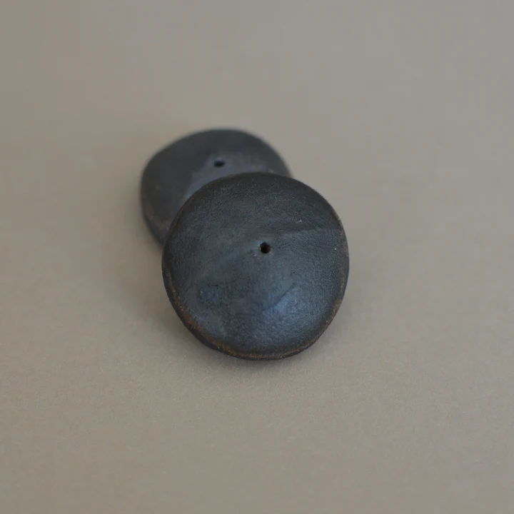 Cedar and Myrrh Black Pebble Clay Incense Stick Holders - Stocked at LOVINLIFE Co Byron Bay for all your gifts, candles and interior decorating needs