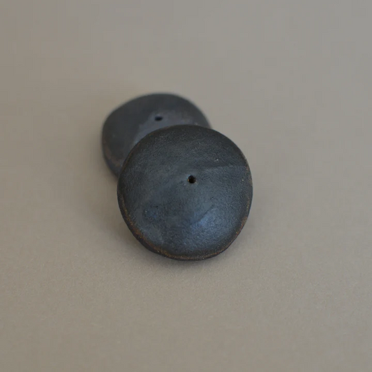Cedar and Myrrh Black Pebble Clay Incense Stick Holders - Stocked at LOVINLIFE Co Byron Bay for all your gifts, candles and interior decorating needs
