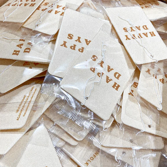 Air Freshener tags - Made from 100% post-consumer materials - Ubud scent Elevate your spiritual side with the woodiness of Agarwood, and dreaminess of Musk and Patchouli, then be taken to the tranquil terraces of the Ubud hinterland - Stocked at LOVINLIFE Co Byron Bay for all your gifts, candles and interior decorating needs