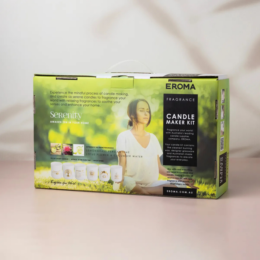 Candle Making Kit - Serenity White with Gold