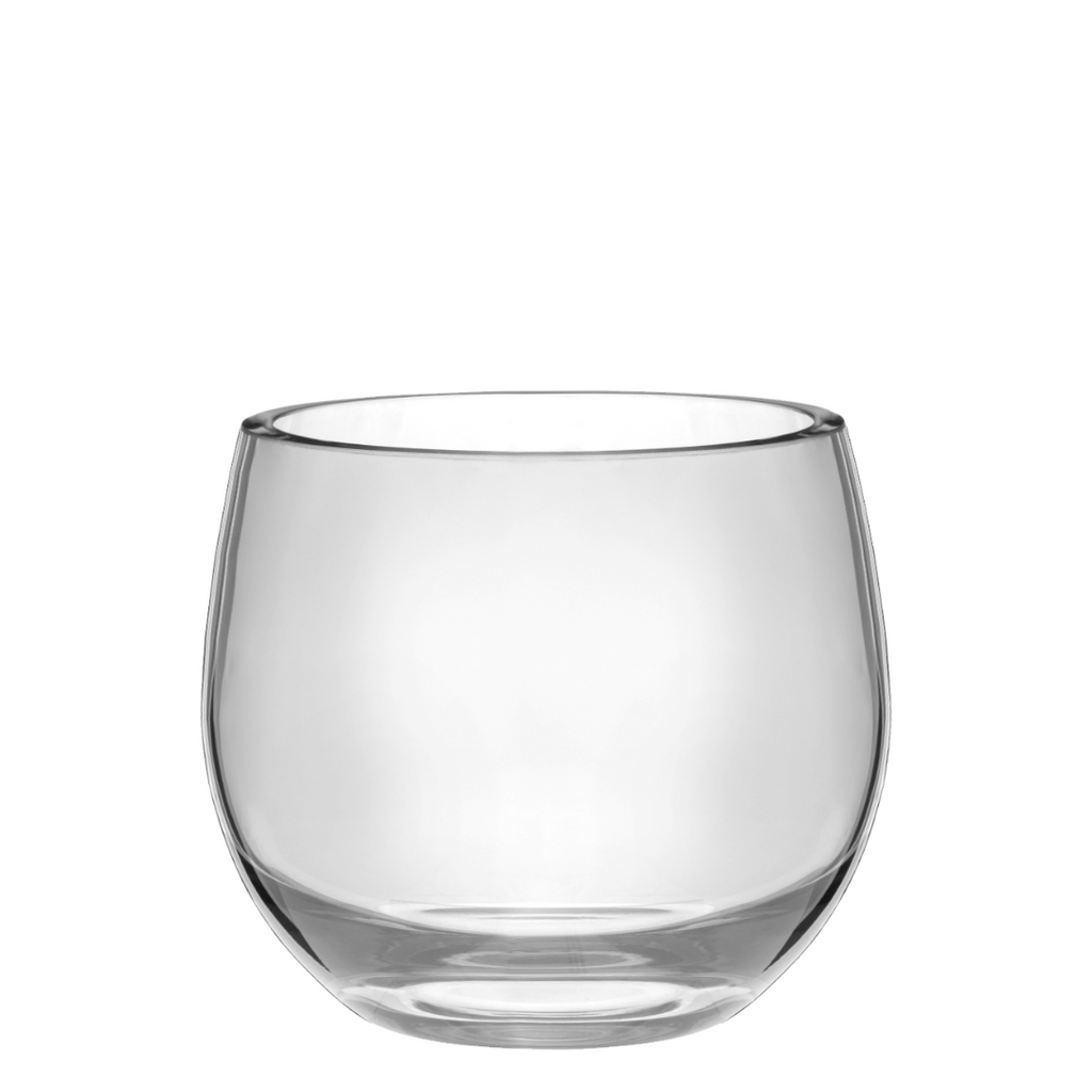 Droplet Vase and Candle Holder or Lantern - Clear - 12cm - Polish Glassware range from Francalia - Tabletop Candle Holders - available at LOVINLIFE Co Byron Bay for all your gifts, candles and interior decorating needs