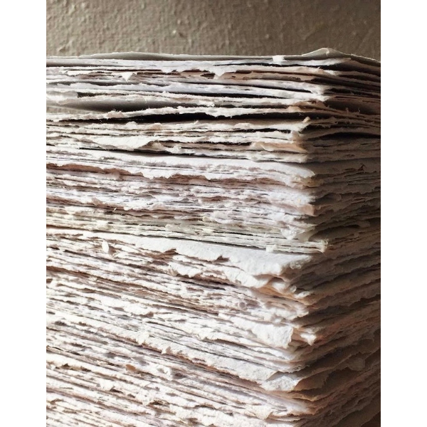 Stack of hand pressed paper on a neutral background. Stocked at LOVINLIFE Co Byron Bay for all your gifts, candles and interior decorating needs