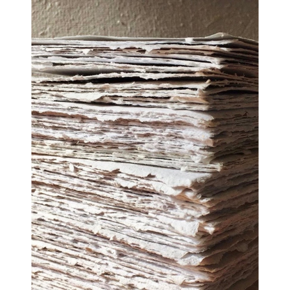 Stack of hand pressed paper on a neutral background. Stocked at LOVINLIFE Co Byron Bay for all your gifts, candles and interior decorating needs