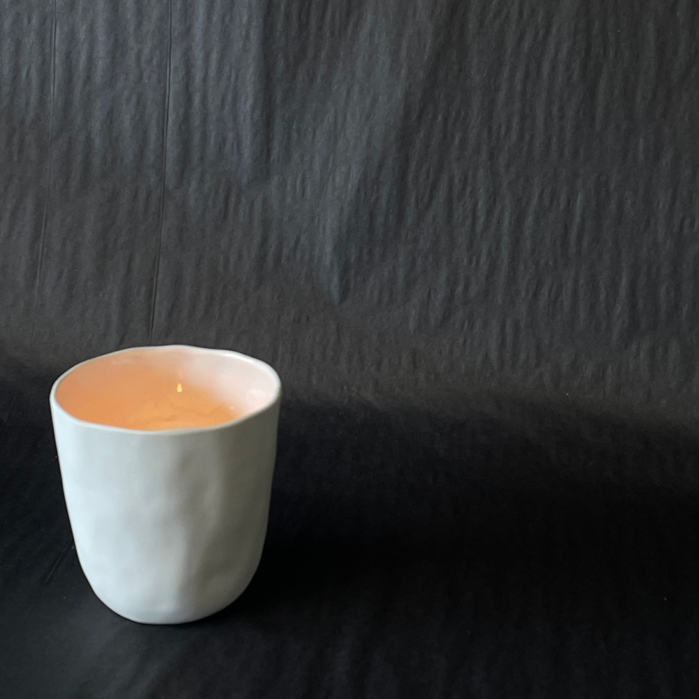 Lovinlife Co ByronBay - Signature Candle Range, also available for wholesale - Hand Made Candle in Re-usable ceramic cup pictured - available at LOVINLIFE Co Byron Bay for all your gifts, candles and interior decorating needs