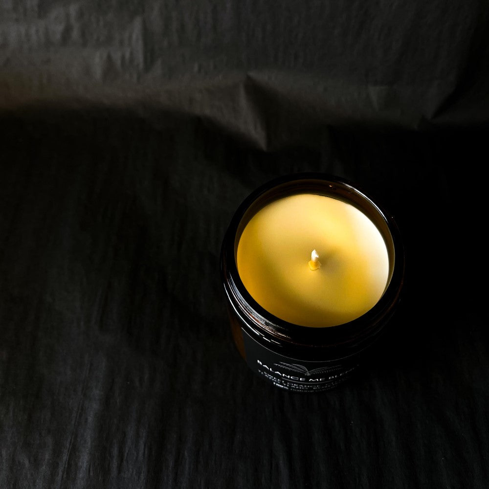 Lovinlife Co ByronBay - Signature Bath Salts and Candles Range, also available for wholesale - Custom All Natural Candle - Cleanse Me, small single wick candle pictured from - Cyprus Grapefruit Rosemary Lemon Myrtle - Handmade by LOVINLIFE CO Byron Bay for all your gifts, candles and interior decorating needs