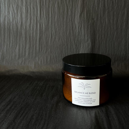 Lovinlife Co ByronBay - Signature Bath Salts and Candles Range, also available for wholesale - Balance Me Blend, large Jar of Bath Salts pictured with lid on - available at LOVINLIFE Co Byron Bay for all your gifts, candles and interior decorating needs