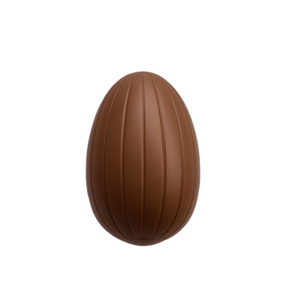 Brown chocolate Loco Love Cosmic Egg on a white background. Available at LOVINLIFE Co Byron bay