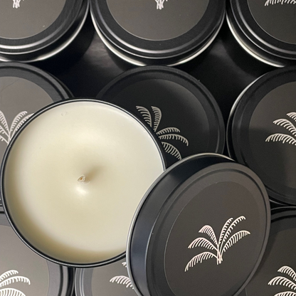 Candle LovinlifeCo - Tonka Bean & Vanilla - Black Travel Tin