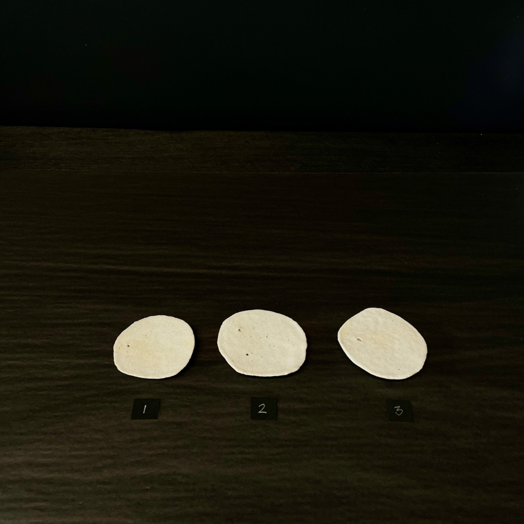 Lovinlife Co ByronBay – handmade Ceramic Half Moon Incense Holder with a flat surface these delicate pieces are effortlessly simple and appear to be floating – all sizes pictured from above - available at LOVINLIFE Co Byron Bay for all your gifts, candles and interior decorating needs