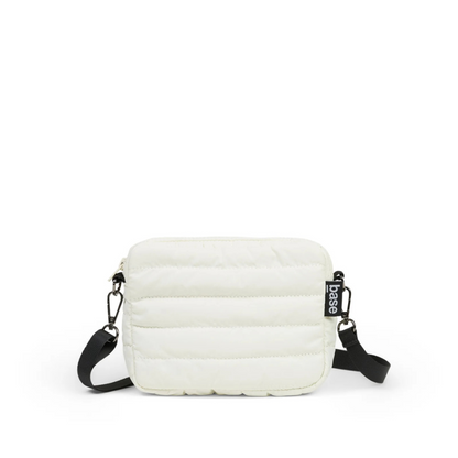 Mini Base Cloud Bag - a small crossbody bag in soft, cloud-like fabric - ecru white bag pictured - Stocked at LOVINLIFE Co Byron Bay for all your gifts, candles and interior decorating needs