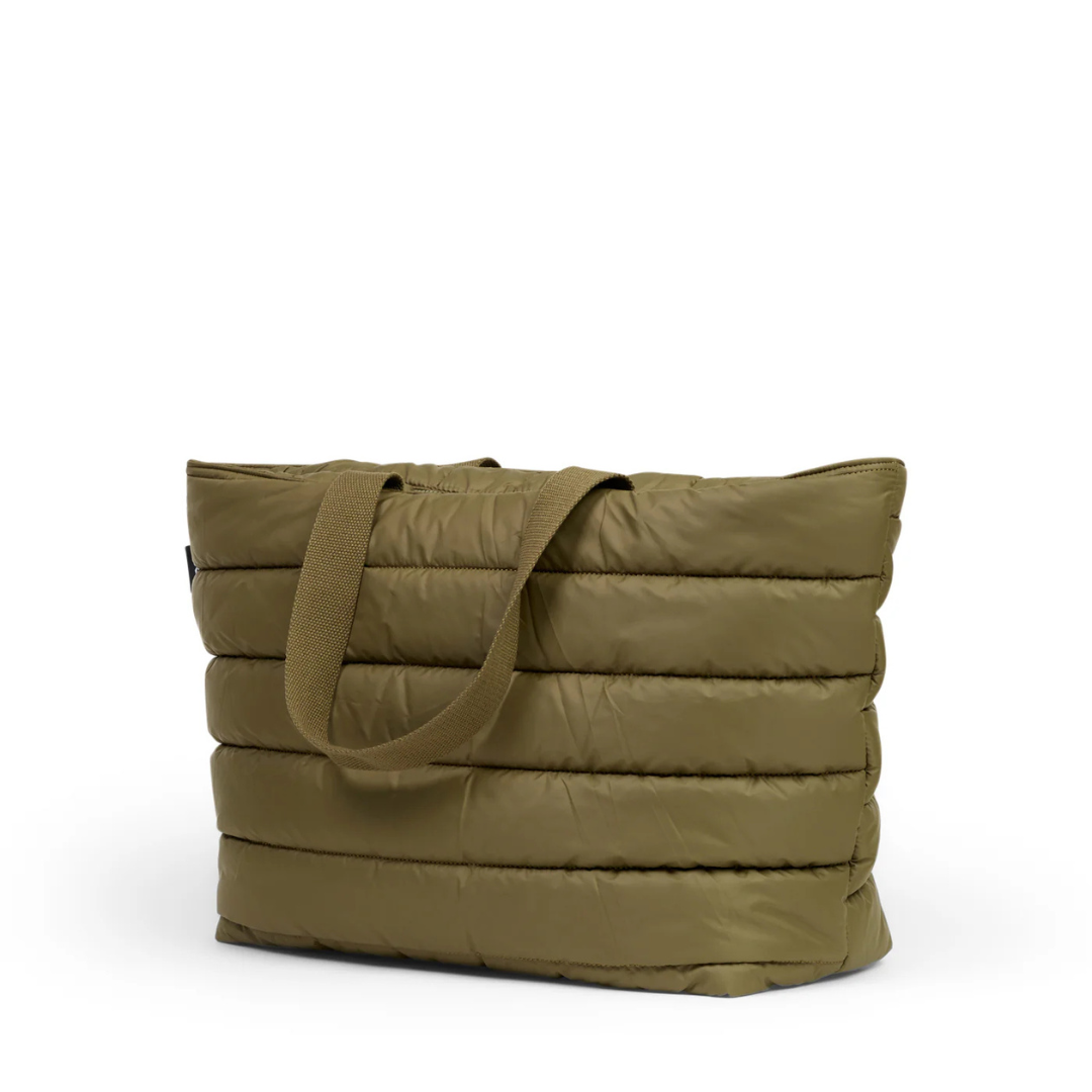 Take it Base Bag - A large soft-as-a-cloud shoulder bag for days on the go or weekends away - Khaki bag pictured - Stocked at LOVINLIFE Co Byron Bay for all your gifts, candles and interior decorating needs