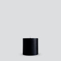 Candle Kiosk - Solid Black Pillar Candles - small, unscented - Stocked at LOVINLIFE Co Byron Bay for all your gifts, candles and interior decorating needs