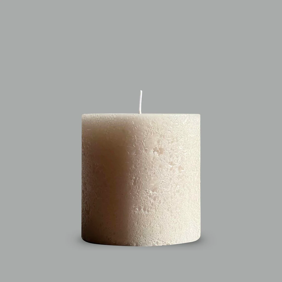 Candle Kiosk - Textured Sandstone Pillar Candles - small candle - Stocked at LOVINLIFE Co Byron Bay for all your gifts, candles and interior decorating needs