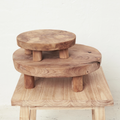 Teak Footed Tray - ETA Large