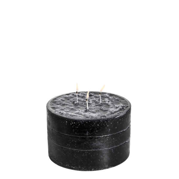 Italian Multi Wick Wax Candle - Large Black Wax - Unscented Italian Paraffin Wax Candle - Stocked at LOVINLIFE Co Byron Bay for all your gifts, candles and interior decorating needs