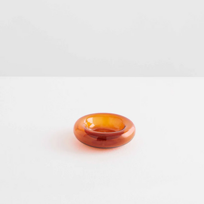 Maison Balzac playful and minimal bubble of 100% Borosilicate glass hand blown into a modern incense stick holder - amber glass pebble incense holder - Stocked at LOVINLIFE Co Byron Bay for all your gifts, candles and interior decorating needs