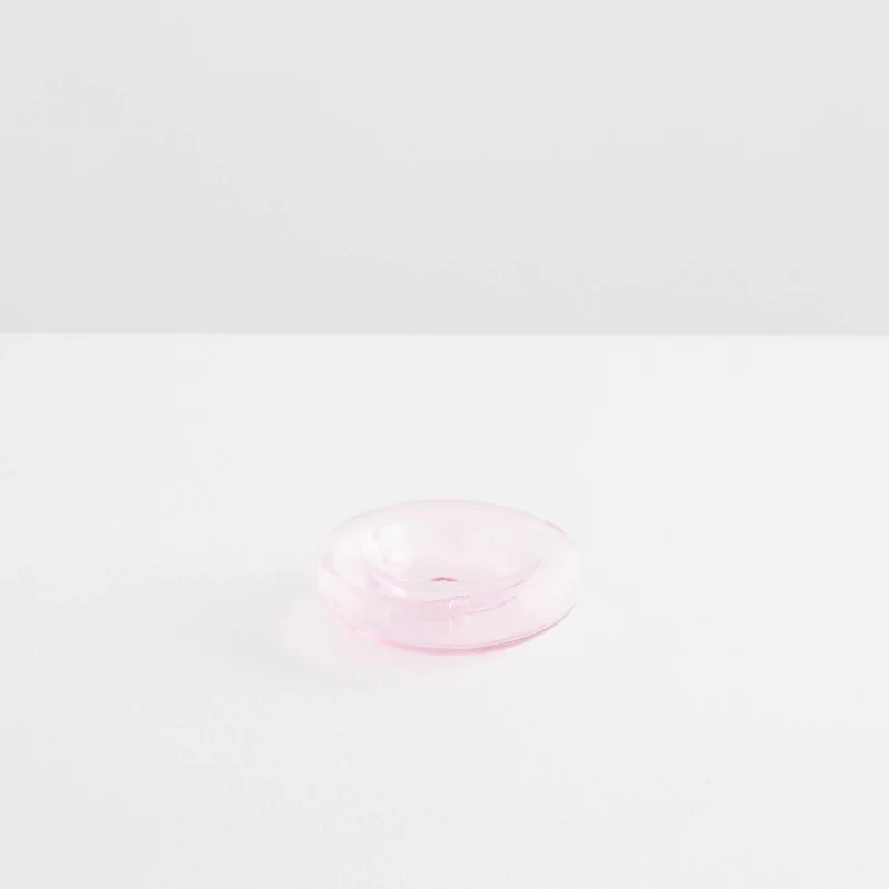 Maison Balzac playful and minimal bubble of 100% Borosilicate glass hand blown into a modern incense stick holder - pink glass pebble incense stick holder - Stocked at LOVINLIFE Co Byron Bay for all your gifts, candles and interior decorating needs