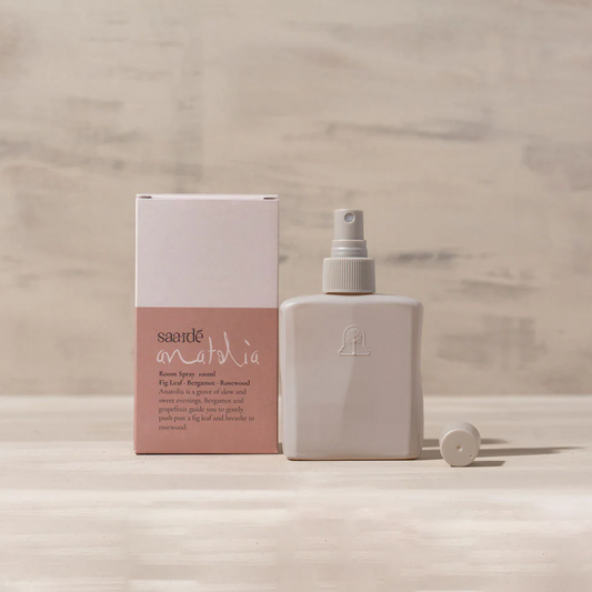 Anatolia Room Spray is a grove of slow and sweet evenings by Saarde - bottle with box - Stocked at LOVINLIFE Co Byron Bay for all your gifts, candles and interior decorating needs