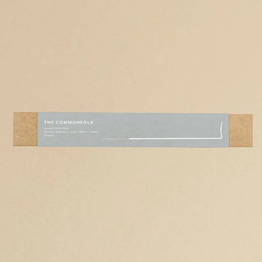 The Commonfolk Incense Ritual Sticks - Morocco - smells of Sage, Saffron and Amber - box pictured - Stocked at LOVINLIFE Co Byron Bay for all your gifts, candles and interior decorating needs